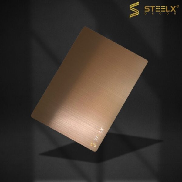 STAINLESS STEEL HAIRLINE BROWN SHEET