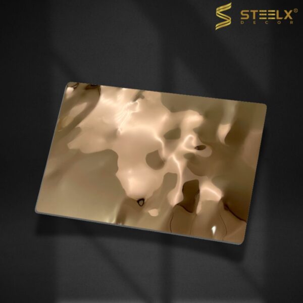 STAINLESS STEEL PVD COATED COLORFUL RIPPLE SHEET - Image 2