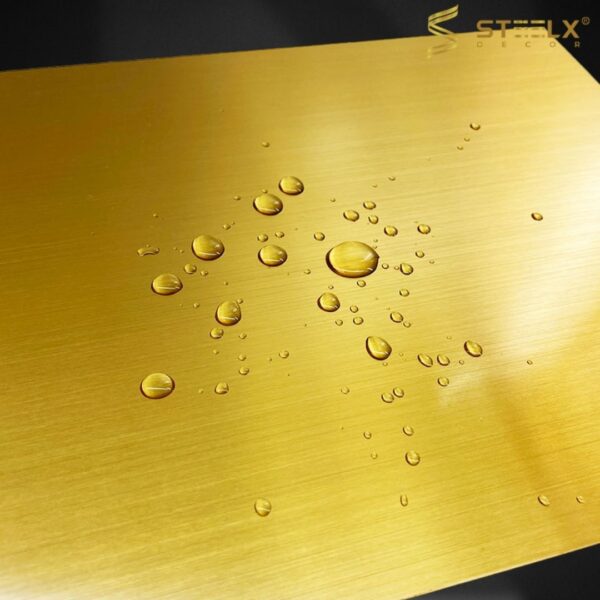 STAINLESS STEEL HAIRLINE K-GOLD SHEET - Image 3