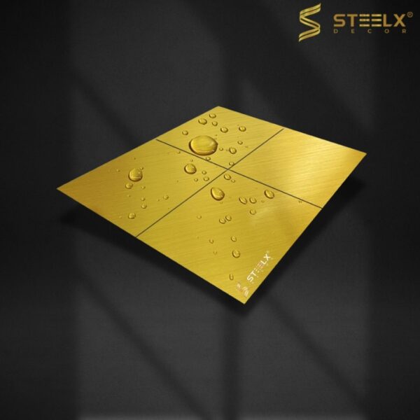 STAINLESS STEEL HAIRLINE K-GOLD SHEET - Image 2