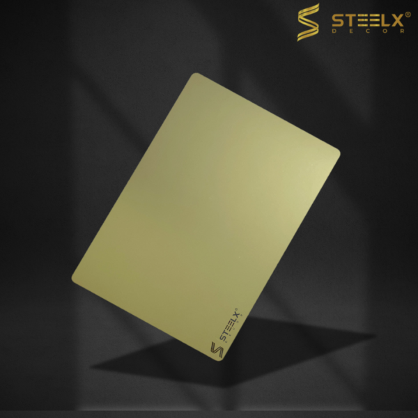 STAINLESS STEEL MIRROR CHAMPANGE GOLD SHEET