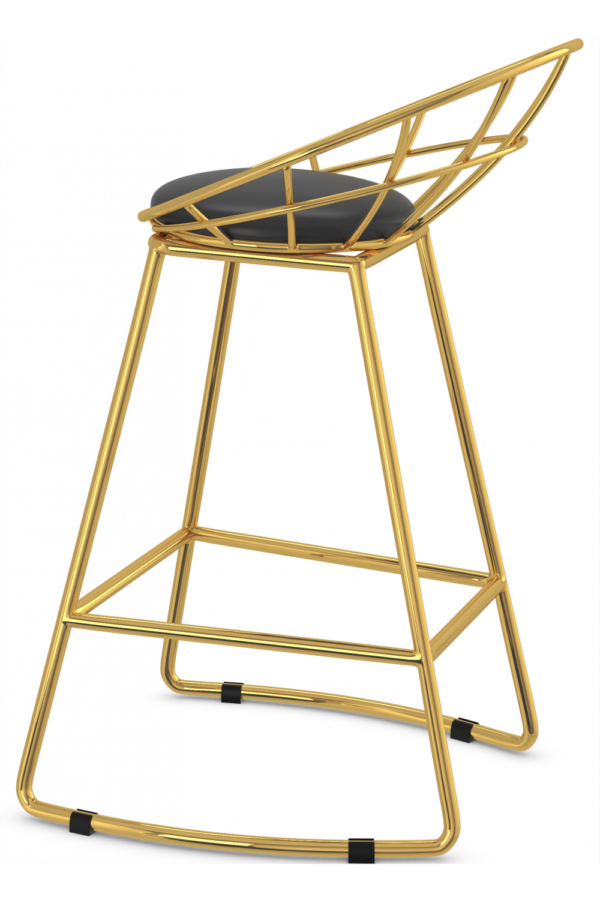 Steelx Decor Bar Stool Gold - Image 2