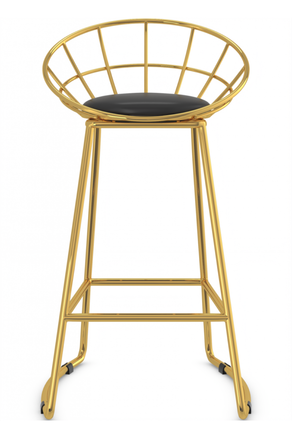 Steelx Decor Bar Stool Gold - Image 9