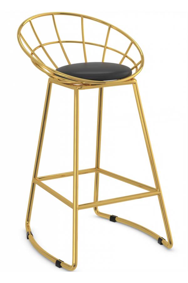 Steelx Decor Bar Stool Gold - Image 8