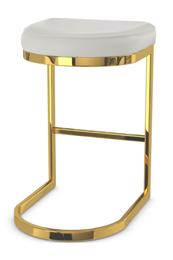 Steelx Decor White Stool