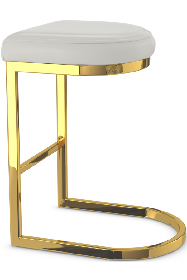 Steelx Decor White Stool - Image 3